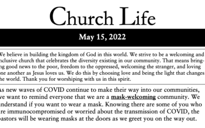 Church Life, May 15, 2022