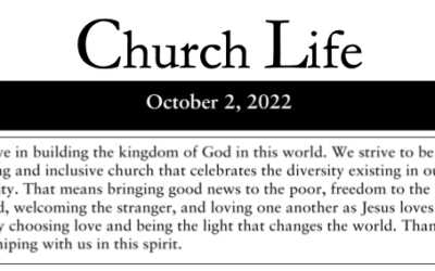Church Life, October 2, 2022
