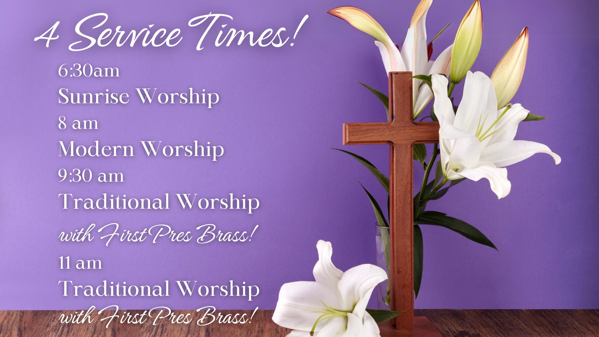 Easter Worship Services First Presbyterian Church Of Arlington Heights